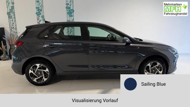 i30 Sailing Blue Vorlauf, Beispielbilder, ggf. teilweise mit Sonderausstattung