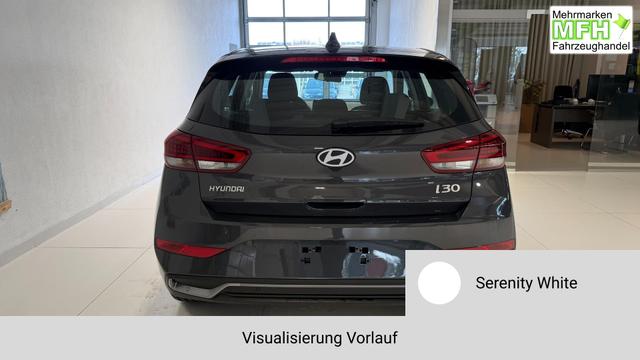 i30 Serenity White Vorlauf, Beispielbilder, ggf. teilweise mit Sonderausstattung