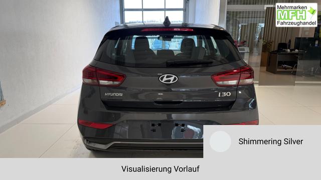i30 Shimmering Silver Vorlauf, Beispielbilder, ggf. teilweise mit Sonderausstattung