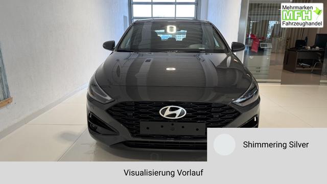 i30 Shimmering Silver Vorlauf, Beispielbilder, ggf. teilweise mit Sonderausstattung