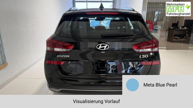 i30 Meta Blue Vorlauf, Beispielbilder, ggf. teilweise mit Sonderausstattung