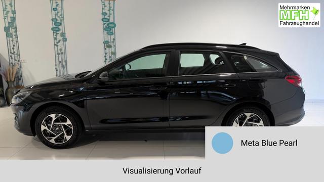 i30 Meta Blue Vorlauf, Beispielbilder, ggf. teilweise mit Sonderausstattung