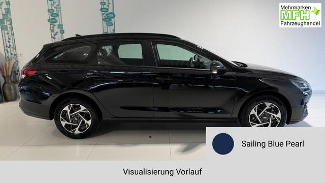 i30 Sailing Blue Vorlauf, Beispielbilder, ggf. teilweise mit Sonderausstattung