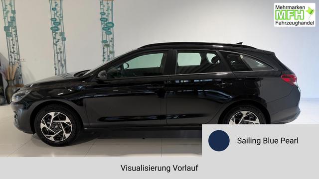 i30 Sailing Blue Vorlauf, Beispielbilder, ggf. teilweise mit Sonderausstattung