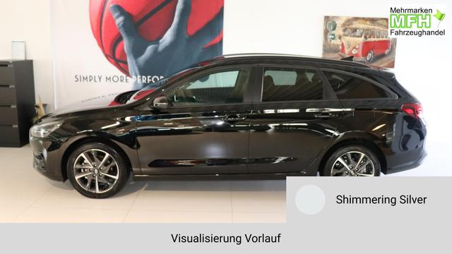 i30 Shimmering Silver Vorlauf, Beispielbilder, ggf. teilweise mit Sonderausstattung