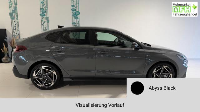 i30 Abyss Black Vorlauf, Beispielbilder, ggf. teilweise mit Sonderausstattung