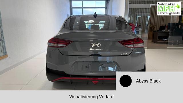i30 Abyss Black Vorlauf, Beispielbilder, ggf. teilweise mit Sonderausstattung