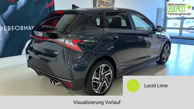 i20 Lucid Lime, Beispielbilder, ggf. teilweise mit Sonderausstattung
