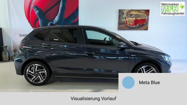 i20 Meta Blue Vorlauf, Beispielbilder, ggf. teilweise mit Sonderausstattung