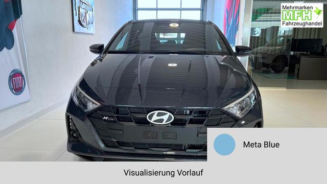 i20 Meta Blue Vorlauf, Beispielbilder, ggf. teilweise mit Sonderausstattung