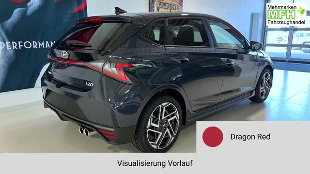 i20 Dragon Red Vorlauf, Beispielbilder, ggf. teilweise mit Sonderausstattung