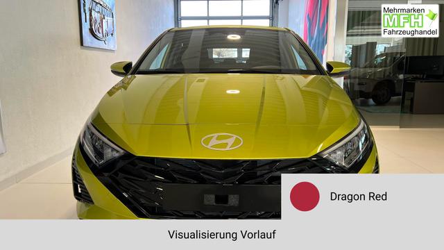 i20 Go Plus Dragon Red Vorlauf, Beispielbilder, ggf. teilweise mit Sonderausstattung