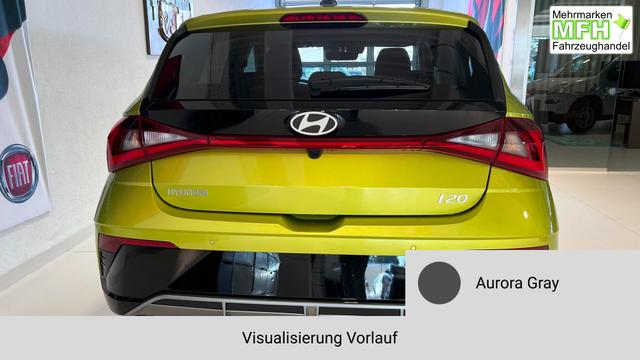 i20 Go Plus Aurora Gray Vorlauf, Beispielbilder, ggf. teilweise mit Sonderausstattung