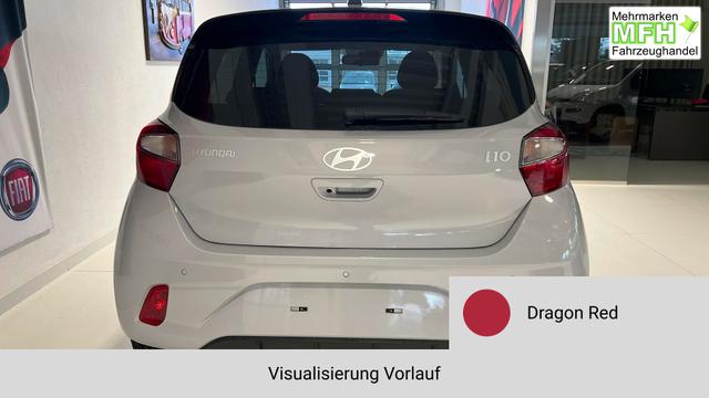 i10 Go Plus Dragon Red Vorlauf, Beispielbilder, ggf. teilweise mit Sonderausstattung