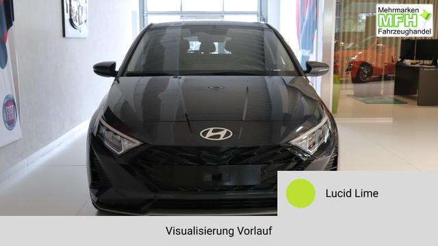 i20 GO Plus Lucid Lime Vorlauf, Beispielbilder, ggf. teilweise mit Sonderausstattung