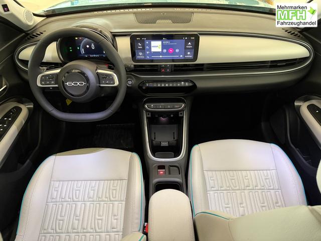 Fiat 600 La Prima Aqua Blau Bicolore