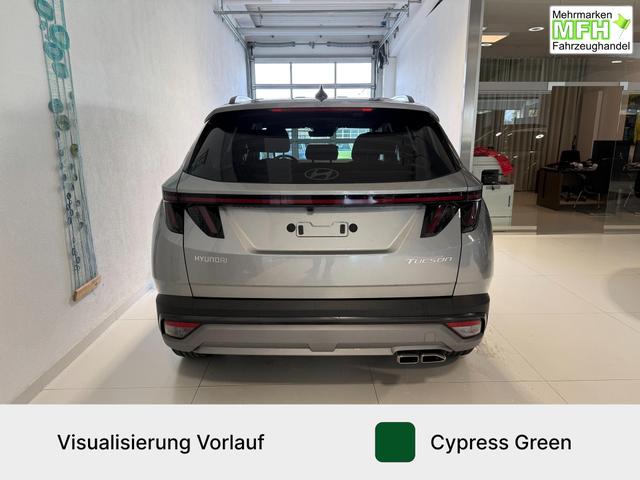 Tucson Cypress Green, Bei den verwendeten Bildern kann es sich um Beispielbilder handeln, ggf. teilweise mit Sonderausstattung.