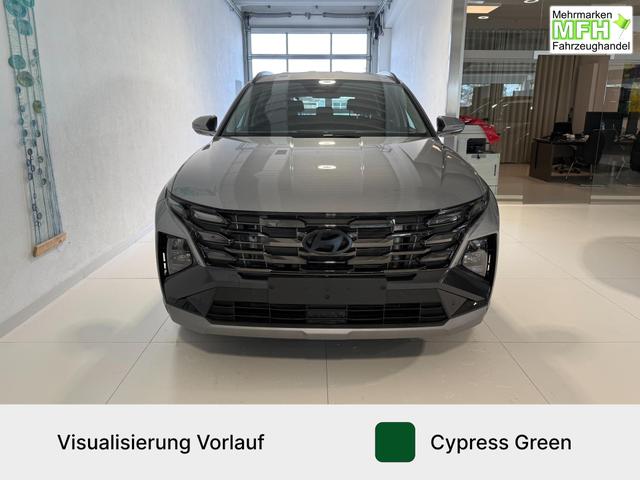 Tucson Cypress Green, Bei den verwendeten Bildern kann es sich um Beispielbilder handeln, ggf. teilweise mit Sonderausstattung.