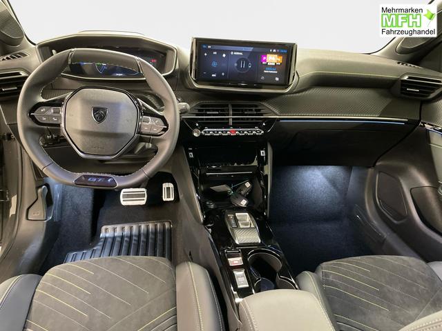 Peugeot e-208 54kWh 156PS/115kW GT Pack 2026, 421km WLTP | +17" ALU +Glasdach +RFK +Adaptiver Tempomat +P.Sensor V+H +EL. Fahrersitz +Massage +Apple CarPlay +W&auml;rmepumpe 