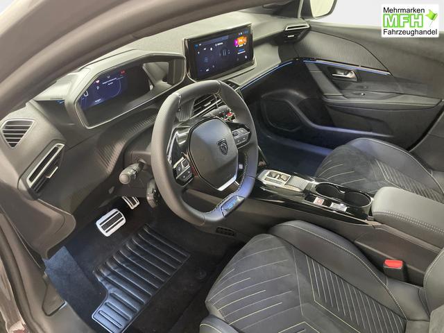 Peugeot e-208 54kWh 156PS/115kW GT Pack 2026, 421km WLTP | +17" ALU +Glasdach +RFK +Adaptiver Tempomat +P.Sensor V+H +EL. Fahrersitz +Massage +Apple CarPlay +W&auml;rmepumpe 