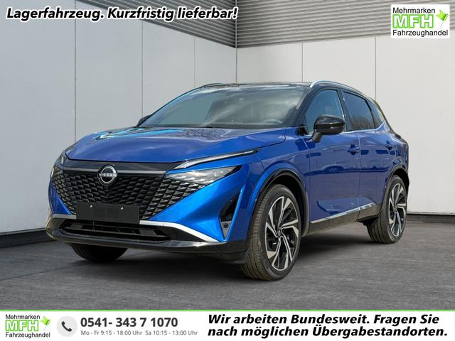 Nissan / Qashqai / Blau / / / FACELIFT+PANO+360&deg;KAMERA+PDC+EL.HECKKL. , Beispielbilder, ggf. teilweise mit Sonderausstattung