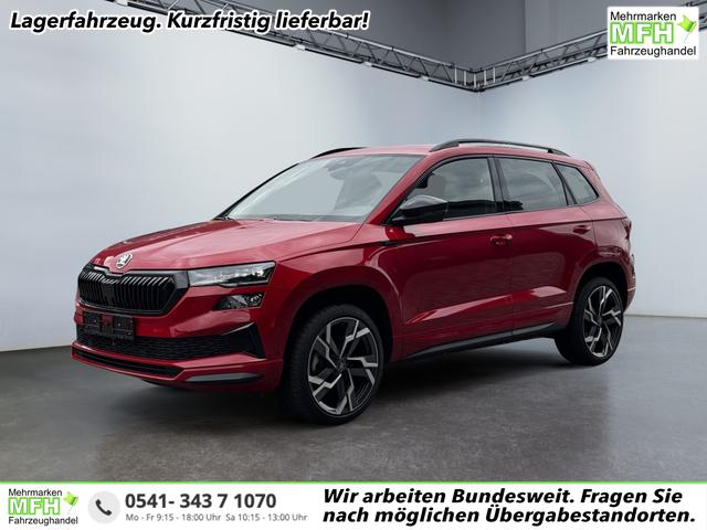 Neue Skoda Karoq Sportline top Austastung 