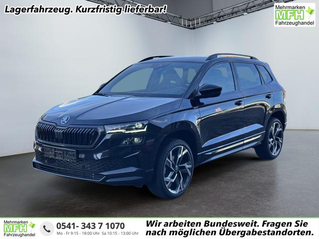 Skoda Karoq - 1,5 TSI DSG Sportline 2ZKlima Anh&auml;ngerkupplung ACC Canton 2x Einparkhilfe Kamera Totewinkel 18Zoll 5J Garantie