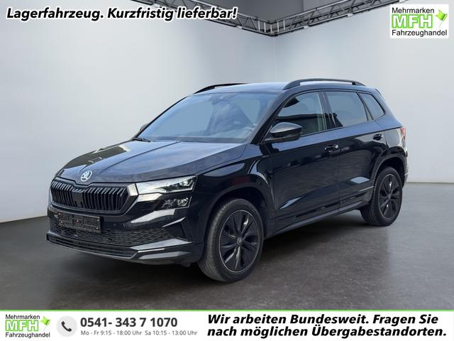 Skoda Karoq - 1,5 TSI DSG Sportline 2ZKlima Anh&auml;ngerkupplung ACC Canton 2x Einparkhilfe Kamera Totewinkel 18Zoll 5J Garantie