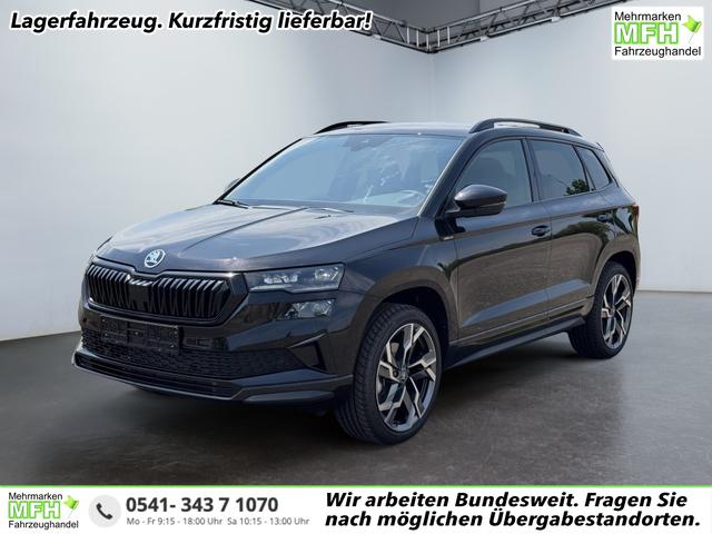 Skoda Karoq - Sportline 2,0 TSI 4x4 DSG Leder 2ZKlimaautomatik Canton Totewinkel Assistent 2 x Einparkhilfe Kamera 19 Zoll Felgen adaptiver Tempomat 5J Garantie