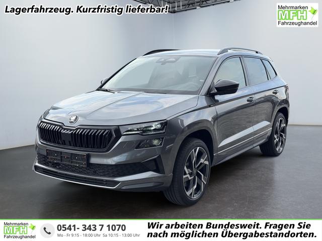 Skoda Karoq - Sportline 2,0 TSI 4x4 DSG 2ZKlimaautomatik Canton Anh&auml;ngerkupplung Totewinkel Assistent 2 x Einparkhilfe Kamera 19 Zoll Felgen adaptiver Tempomat 5J Garantie