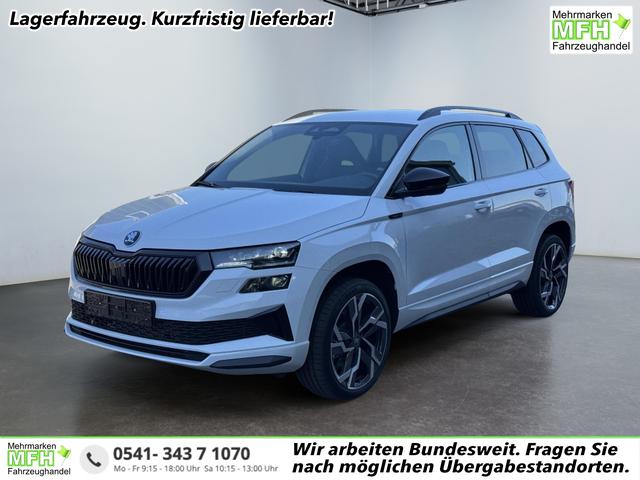 Skoda Karoq - Sportline 2,0 TDI DSG 2ZKlimaautomatik Canton Anh&auml;ngerkupplung Totewinkel Assistent 2 x Einparkhilfe Kamera 19 Zoll Felgen adaptiver Tempomat 5J Garantie