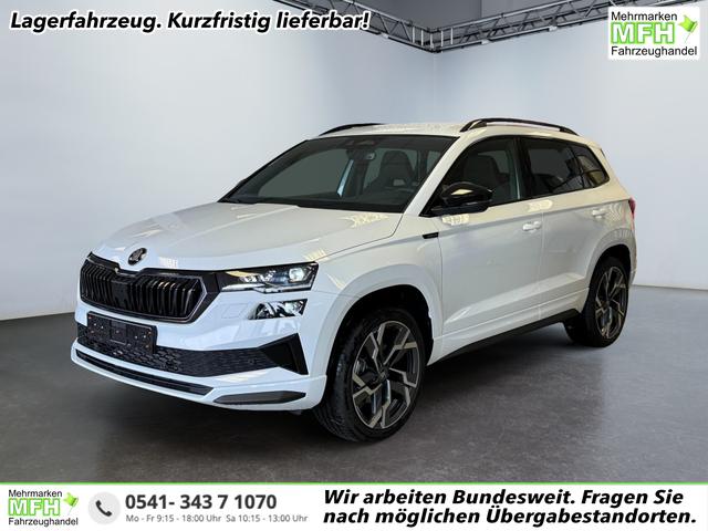 Skoda Karoq - Sportline 2,0 TSI 4x4 DSG 2ZKlimaautomatik Canton Anh&auml;ngerkupplung Totewinkel Assistent 2 x Einparkhilfe Kamera 19 Zoll Felgen adaptiver Tempomat 5J Garantie