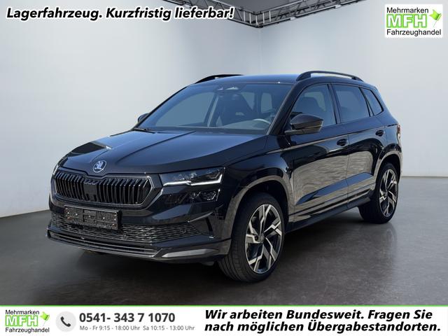Skoda Karoq - Sportline 2,0 TSI 4x4 DSG 2ZKlimaautomatik Canton Anh&auml;ngerkupplung Totewinkel Assistent 2 x Einparkhilfe Kamera 19 Zoll Felgen adaptiver Tempomat 5J Garantie