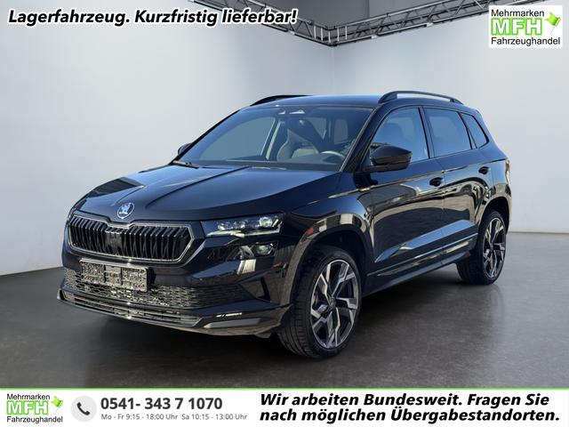 Skoda Karoq - Sportline 2,0 TDI DSG 2ZKlimaautomatik Canton Anh&auml;ngerkupplung Totewinkel Assistent 2 x Einparkhilfe Kamera 19 Zoll Felgen adaptiver Tempomat 5J Garantie