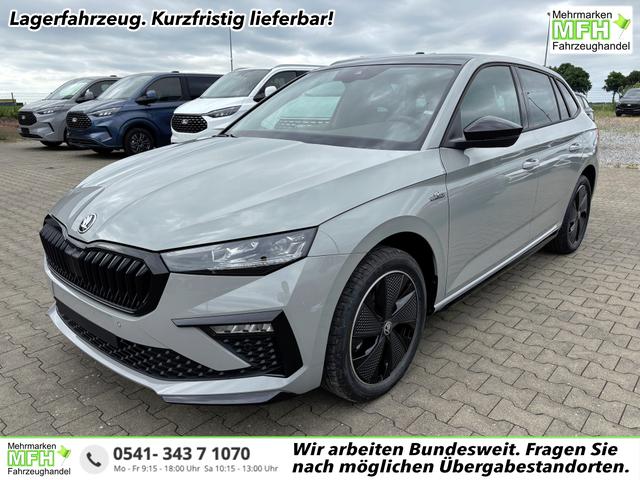 Skoda Scala - Monte Carlo 1.0 TSI 115PS DSG, STAHL-GRAU, Panoramadach, 17"Alu, Climatronic, MATRIX-LED, Kessy, Verlängerte Heckscheibe, SunSet, Parksensoren vorn/hinten, Rückfahrkamera, Tempomat, Winter-Paket, Sport-M-Lederlenkrad beheizt, Virtual Cockpit, Radio 8", SmartLin