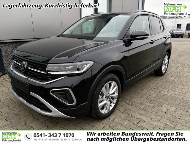 Volkswagen T-Cross - LIFE 1.0 TSI 115PS DSG/AUTOMATIK, SCHWARZ-Metallic, Park Assist, Parksensoren v/h, Rückfahrkamera, Privacy-Glas, Sitzheizung, Climatronic, IQ LIGHT MATRIX, Radio Ready2Discover+Wireless App-Connect, 17" Alu, KEYLESS, ACC Tempomat, SIDE Travel Assist