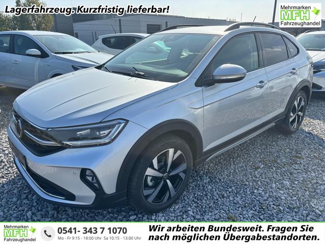 Volkswagen Taigo - LIFE 1.5 TSI 150PS DSG/AUTOMATIK, Silber-Metallic, 17" Alu Aberdeen, MATRIX-LED, Sitzheizung, Climatronic, Parksensoren vorn/hinten, Rückfahrkamera, Radio Ready2Discover + Wireless App-Connect, Keyless Access, Licht-/Sicht, Privacy-Glas, M-Lederlenkrad