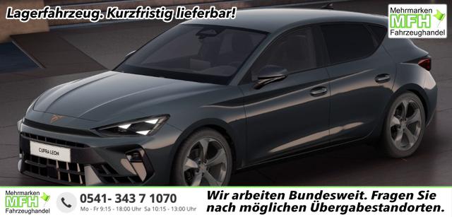 Cupra Leon - Basis 1.5 TSI 150PS 6-Gang, 5 Jahre Garantie, EDGE-PAKET, WINTER-PAKET, 18" Alufelgen, Voll-LED-Scheinwerfer, 3Z-Climatronic, ACC/Tempomat, Digitales Cockpit, Full Link, Parksensoren v/h, Privacy-Glas, Multifunktions-Lederlenkrad, LED-Nebelscheinwerfer