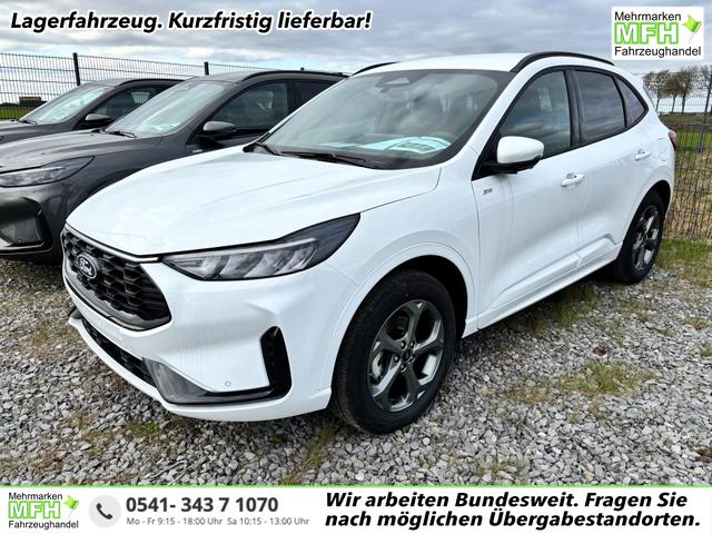 Ford Kuga - ST-Line 2.5 Duratec Hybrid FHEV 180PS CVT (AUTOMATIK), 5 Jahre Garantie, Wei&szlig;, WINTER-PAKET, ADAPTIVER TEMPOMAT, 18" Alu, Navigation 13"-Display, Parksensoren vorne/hinten, 360&deg;-KAMERA, Climatronic, Privacy-Glas, Key-Free-System, NOTRAD, Frontscheibe beheizt