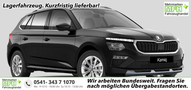 Skoda Kamiq - Selection 1.0 TSI 115PS DSG/AUTOMATIK, 5J GARANTIE, Schwarz-METALLIC, ELE. HECKKLAPPE, ANH&Auml;NGERKUPPLUNG, BEH. FRONTSCHEIBE, Sitzheizung, Lenkradheizung, Ladeboden, ACC, SIDE Assist, Virtual Cockpit 10", Parksensoren v/h, Kamera, KESSY, Privacy, 16"Alu, Climatronic