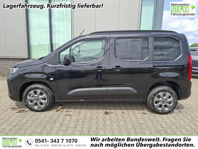 Opel Combo - N1 Edition 1.5 Diesel 130PS AUTOMATIK, 5-Sitzer, Karbon-Schwarz Metallic, NAVI, Parksensoren hinten, R&uuml;ckfahrkamera, KEYLESS, 2-Zonen-Klimaautomatik, Schiebet&uuml;re links/rechts, 16" Alu, Abgedunkelte Scheiben Tempomat, IntelliLux Matrix-Licht