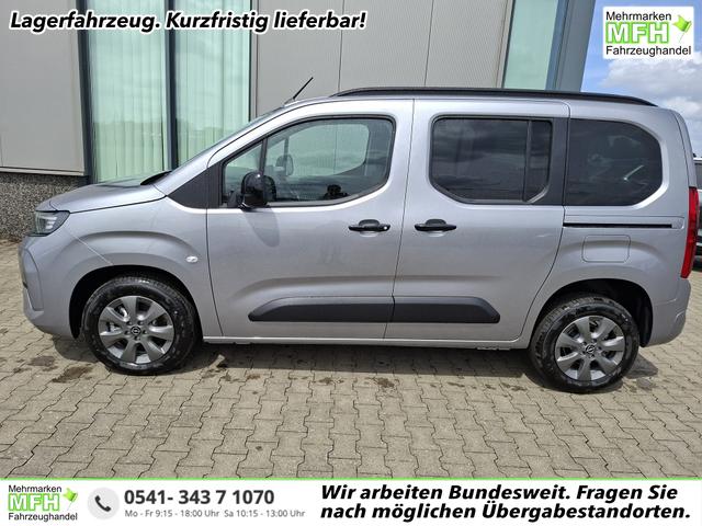 Opel Combo - N1 Edition 1.5 Diesel 130PS AUTOMATIK, 5-Sitzer, Kontrast-Grau Metallic, NAVI, Parksensoren hinten, R&uuml;ckfahrkamera, KEYLESS, 2-Zonen-Klimaautomatik, Schiebet&uuml;re links/rechts, 16" Alu, Abgedunkelte Scheiben Tempomat, IntelliLux Matrix-Licht