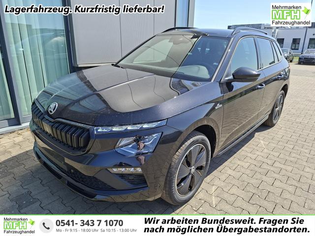 Skoda Kamiq - Monte Carlo 1.5 TSI 150PS DSG (AUTOMATIK), Schwarz-Met, PANORAMDACH, MATRIX-LED, SITZHEIZUNG, Sport-M-Lederlenkrad beheizt, SunSet, 2Z-Climatronic, Parksensoren vorn/hinten, R&uuml;ckfahrkamera, Kessy, Radio 8,25"+SmartLink, Virtual Cockpit, 17" Alu, Tempomat