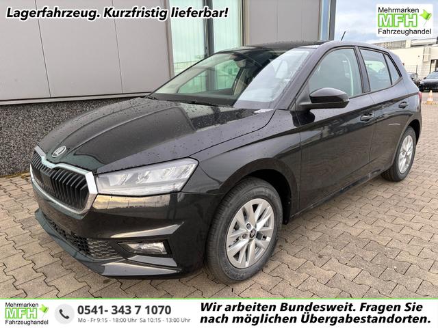 Skoda Fabia - Extra Plus 1.0 TSI 116PS, 5 Jahre Garantie, BLACK-MAGIC METALLIC, CLIMATRONIC, BEHEIZTE FRONTSCHEIBE, SITZHEIZUNG, M-Lederlenkrad BEHEIZT, 15" ALU, Parksensoren hinten, R&uuml;ckfahrkamera, Infotainment 8", Virtual Cockpit, Tempomat, NSW, Wireless SmartLink