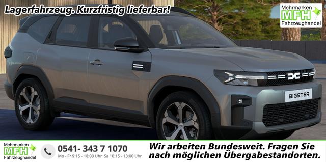 Dacia Bigster - Journey FULL-HYBRID 155 (Benzin+Elektro), GRAU-METALLIC/DACH SCHWARZ, BEHEIZTE FRONTSCHEIBE, SITZHEIZUNG, LENRADKRADHEIZUNG, TOTER-WINKEL-ASSISTENT, PARKSENSOREN VORN/HINTEN, MULTIVIEW-KAMERA, 18" ALUFELGEN, PRIVACY-GLAS, NAVIGATION, ELEKTR. HECKKLAPPE, ACC