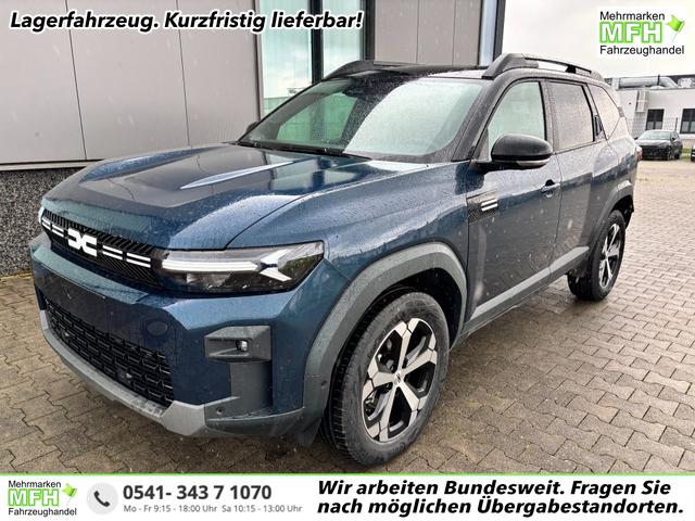 Dacia Bigster - Journey FULL-HYBRID 155 (Benzin+Elektro), BLAU-METALLIC/DACH SCHWARZ, BEHEIZTE FRONTSCHEIBE, SITZHEIZUNG, LENRADKRADHEIZUNG, TOTER-WINKEL-ASSISTENT, PARKSENSOREN VORN/HINTEN, MULTIVIEW-KAMERA, 18" ALUFELGEN, PRIVACY-GLAS, NAVIGATION, ELEKTR. HECKKLAPPE, ACC