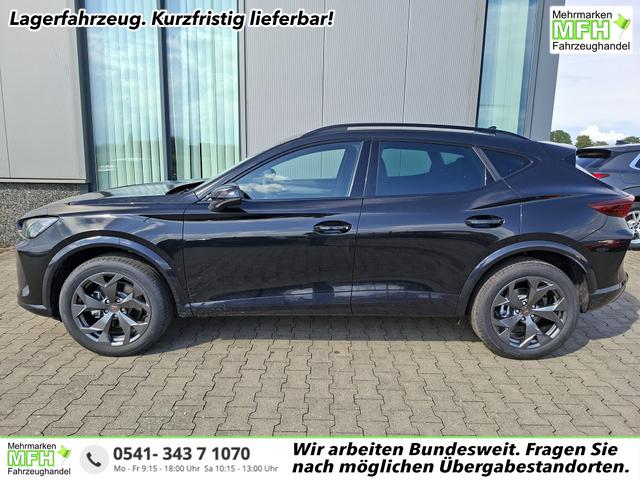 Cupra Formentor - Basis 1.5 eTSI 150PS DSG (AUTOMATIK), ANH&Auml;NGERKUPPLUNG, KESSY, ALARM, R&Uuml;CKFAHRKAMERA, ELEKTR. HECKKLAPPE, 18" Alu, Sitzheizung, M-Lederlenkrad beheizt, 3-Zonen-Climatronic, Parksensoren vorne/hinten, ACC-Tempomat, Digitales Cockpit 10", Radio 12,9"+Full-Link