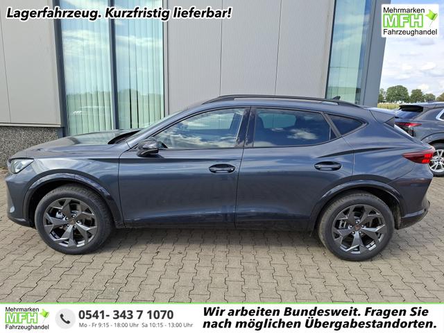 Cupra Formentor - Basis 1.5 eTSI 150PS DSG (AUTOMATIK), ANH&Auml;NGERKUPPLUNG, KESSY, ALARM, R&Uuml;CKFAHRKAMERA, ELEKTR. HECKKLAPPE, 18" Alu, Sitzheizung, M-Lederlenkrad beheizt, 3-Zonen-Climatronic, Parksensoren vorne/hinten, ACC-Tempomat, Digitales Cockpit 10", Radio 12,9"+Full-Link