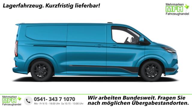 Ford E-Transit Custom Sport 64kWh 340L2 AHK Nav 19Z 