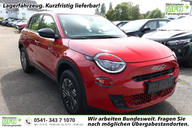 Fiat 600 - Icon Hybrid SHZ Keyl Nav Kam 2xPDC LED DigC CarP